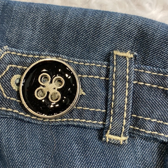 Christopher & Banks jean overcoat- Size large - Picture 10 of 13